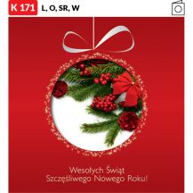 Karnet świąteczny - K171_L