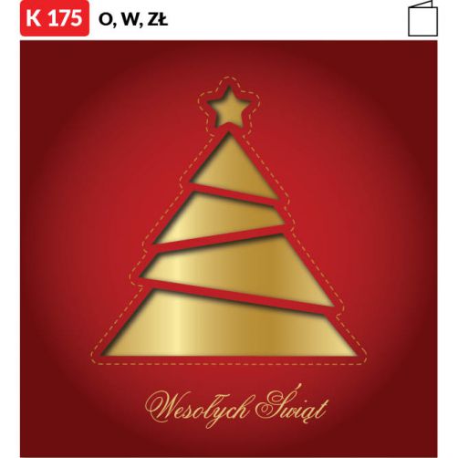 Karnet świąteczny - K175_L