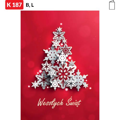 Karnet świąteczny - K187_C