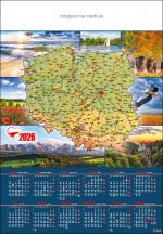 Kalendarz planszowy - B02 Mapa Polski