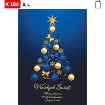 Karnet świąteczny - K186_C