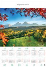 Kalendarz planszowy - B14 Jesień w Tatrach