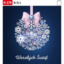 Karnet świąteczny - K178_B