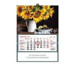 Kalendarze Jednodzielne - JD41 Słoneczniki