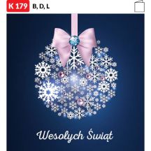 Karnet świąteczny - K178_B