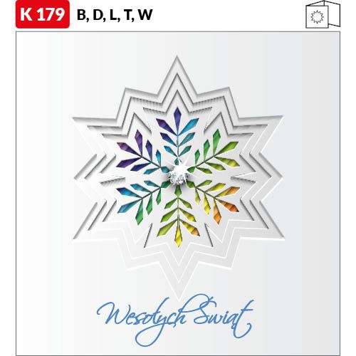 Karnet świąteczny - K179_C