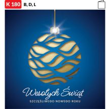 Karnet świąteczny - K180_B