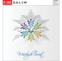 Karnet świąteczny - K182_B