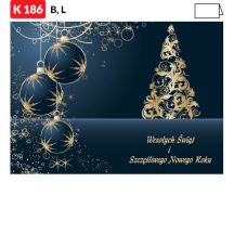 Karnet świąteczny - K186_C
