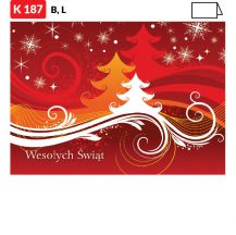 Karnet świąteczny - K187_C