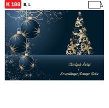 Karnet świąteczny - K188_C