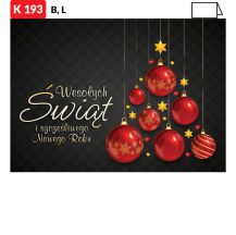 Karnet świąteczny - K193_C