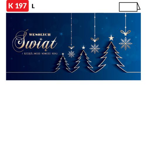 Karnet świąteczny - K197_C
