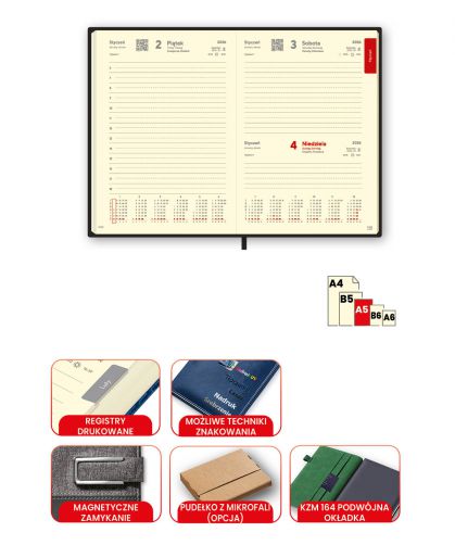 Kalendarz książkowy - KZM163