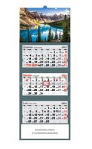 Kalendarz trójdzielny - T47 Górskie jezioro