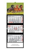Kalendarz trójdzielny - T48 Konie