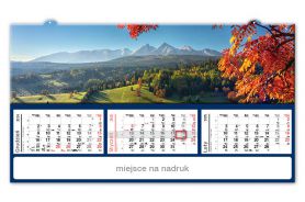 Kalendarz panoramiczny - TLZ33 Tatry