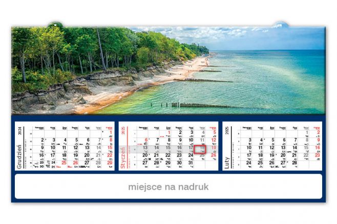 Kalendarz panoramiczny - TLZ35 Bałtyk
