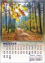 Kalendarz wieloplanszowy - WP115 Cztery pory roku
