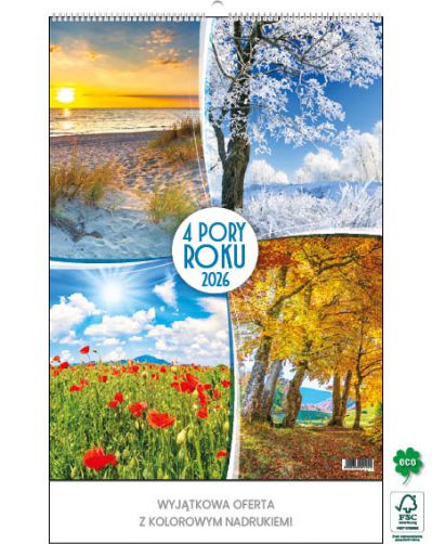 Kalendarz wieloplanszowy - WP115 Cztery pory roku