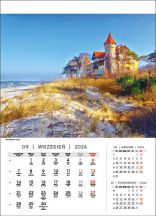 Kalendarz wieloplanszowy - WP120 Nad Bałtykiem