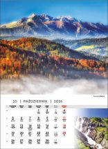 Kalendarz wieloplanszowy - WP121 Tatry