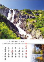 Kalendarz wieloplanszowy - WP121 Tatry