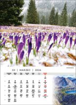 Kalendarz wieloplanszowy - WP121 Tatry