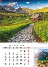 Kalendarz wieloplanszowy - WP121 Tatry