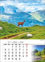 Kalendarz wieloplanszowy - WP121 Tatry