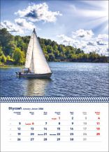 Kalendarz wieloplanszowy - WP122 Warmia i Mazury