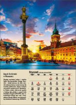 Kalendarz wieloplanszowy - WP126 Polskie zamki i pałace