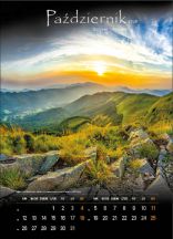 Kalendarz wieloplanszowy - WP127 Tajemnicze Bieszczady