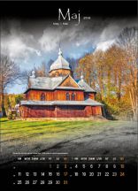 Kalendarz wieloplanszowy - WP127 Tajemnicze Bieszczady