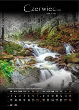 Kalendarz wieloplanszowy - WP127 Tajemnicze Bieszczady