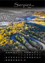 Kalendarz wieloplanszowy - WP127 Tajemnicze Bieszczady