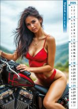 Kalendarz wieloplanszowy - WP137 Girls & Bikes