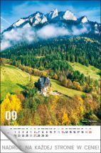 Kalendarz wieloplanszowy - WPN117 Polskie góry