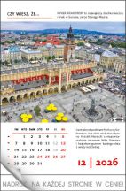 Kalendarz wieloplanszowy - WPN125 Polska, czy wiesz, że…