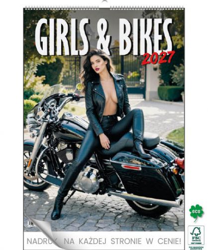 Kalendarz wieloplanszowy - WPN151 Girls & Bikes