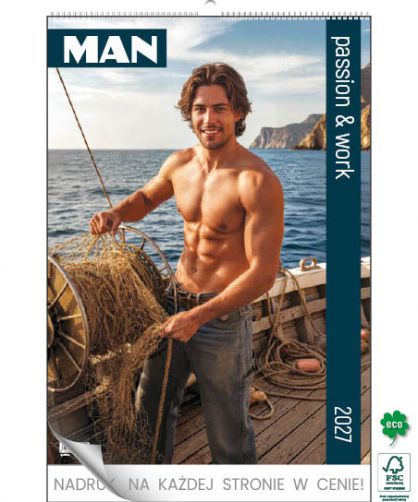 Kalendarz wieloplanszowy - WPN160 Man,Passion & Work