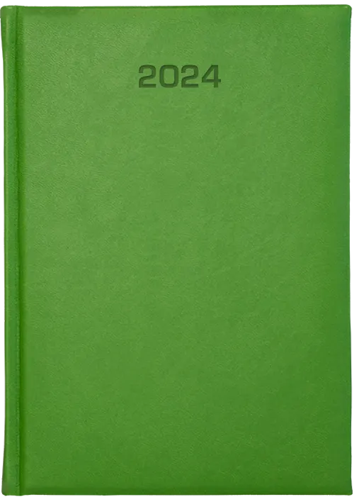 A5 dzienne 320 str. - Vivella Economic - jasny zielony E478