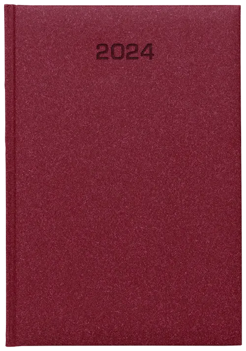 A5 dzienne 320 str. - Natura Eco - czerwony 5794