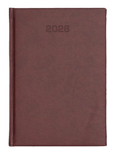 A5 dzienne 320 str. - Vivella Economic - Bordo 4700