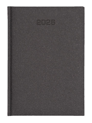 A5 dzienne 320 str. - Natura Eco - Czarny 1068