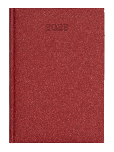 A5 dzienne 320 str. - Natura Eco - Czerwień 5794
