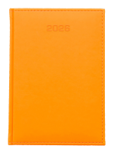 A5 dzienne 360 str. oprawy jednolite - Raso Fluo - Pomarańcz F288