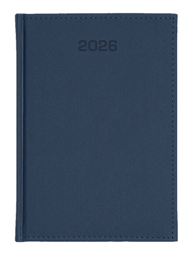 A4 dzienne 360 str. - Denim - Granat E389