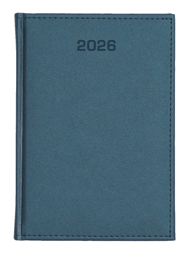 A4 dzienne 360 str. - Velour - Niebieski F492/M