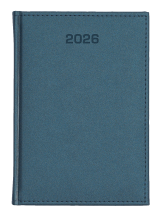 A4 dzienne 360 str. - Velour - Niebieski F492/M